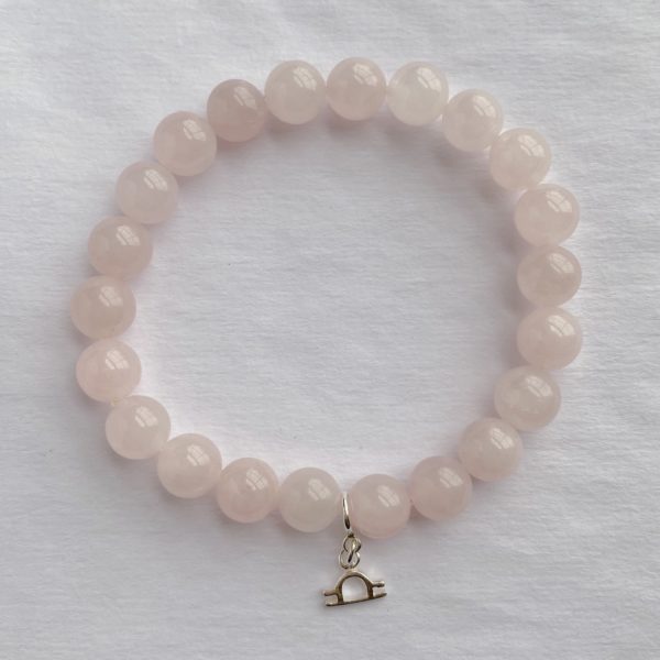 Rose Quartz Stretchy Bracelet - Image 2